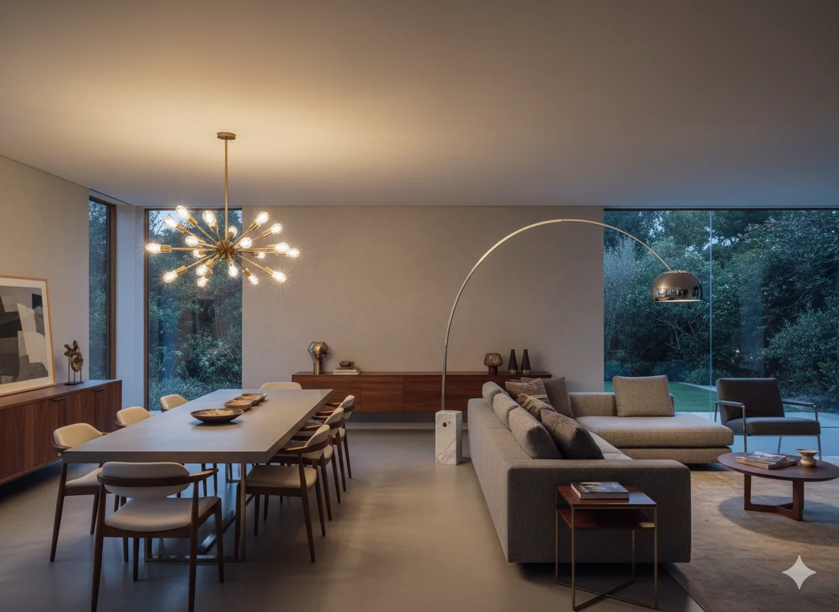 Mixing Mid-Century Modern with Contemporary Interiors