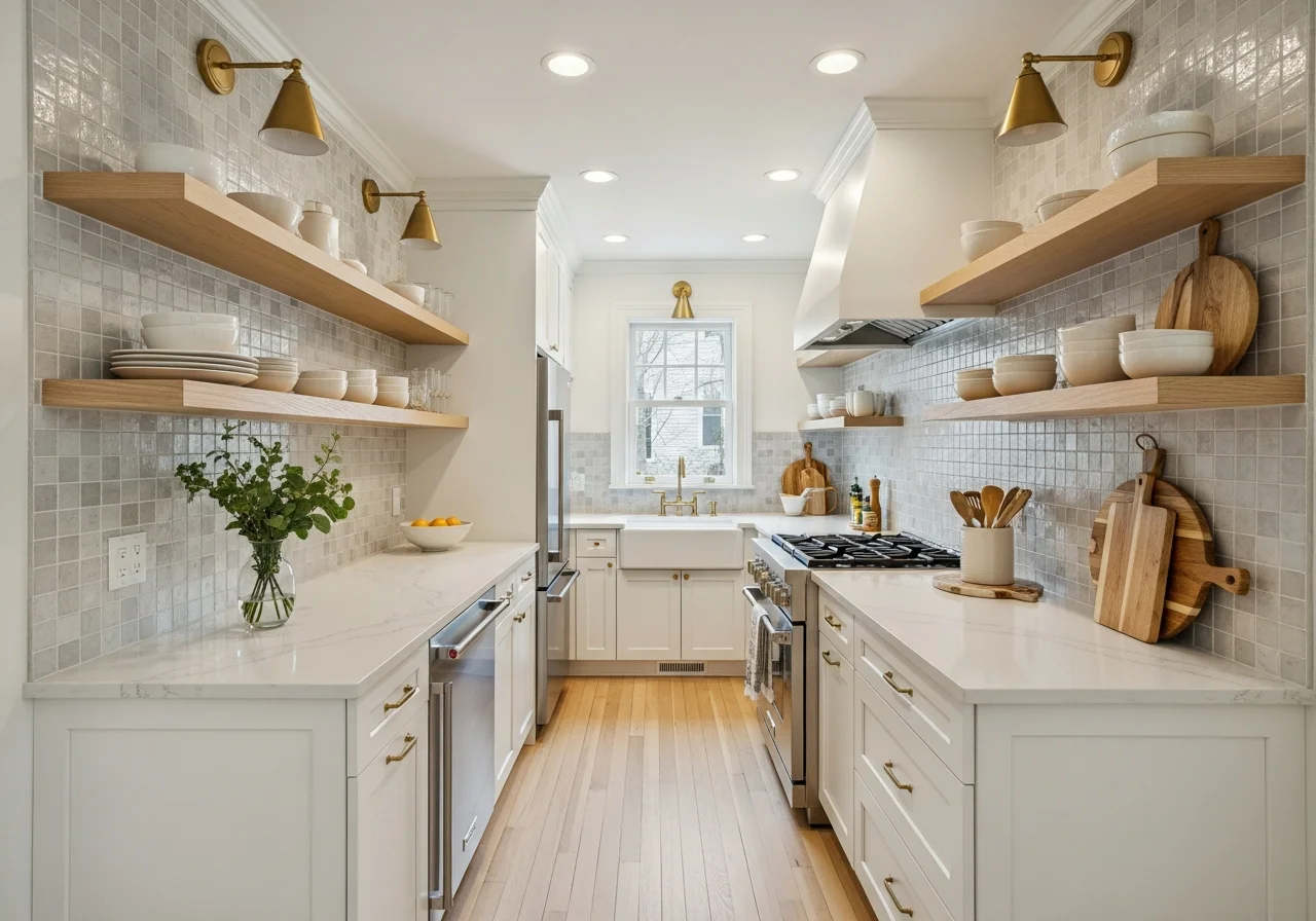 Narrow Kitchen Layout Solutions