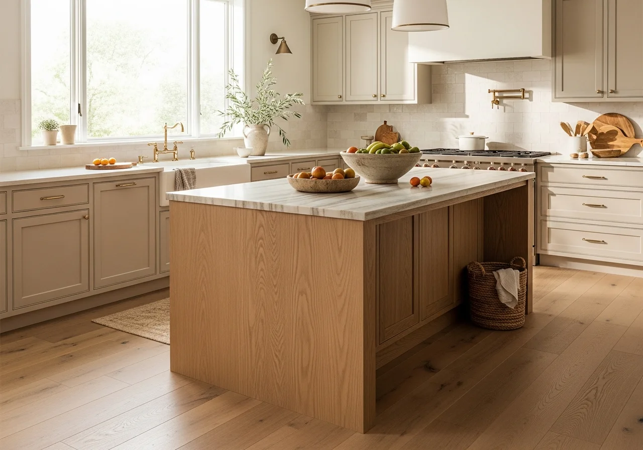 Neutral Palette with Natural Wood Accents