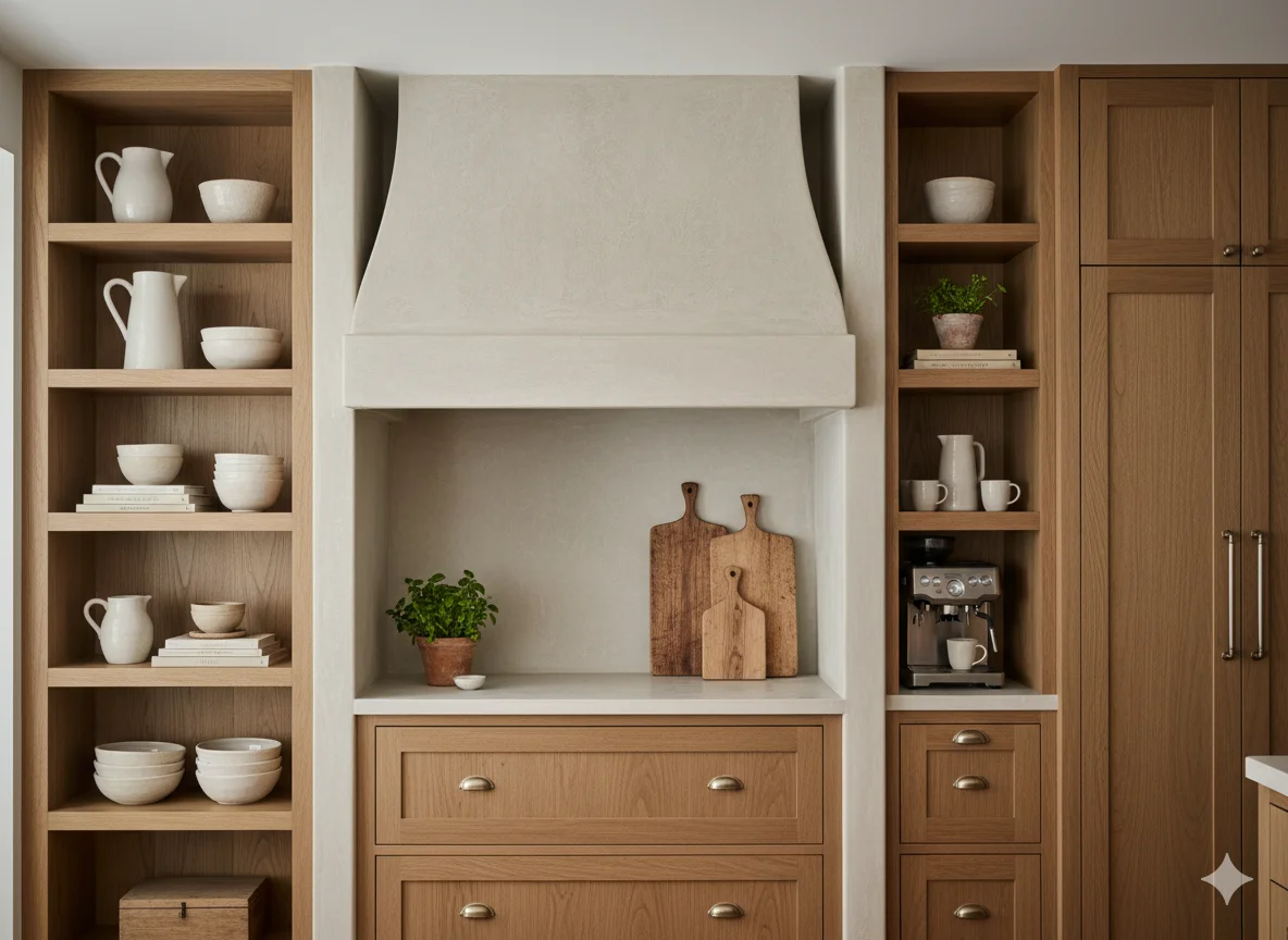 Open Shelving, Storage, and Styling