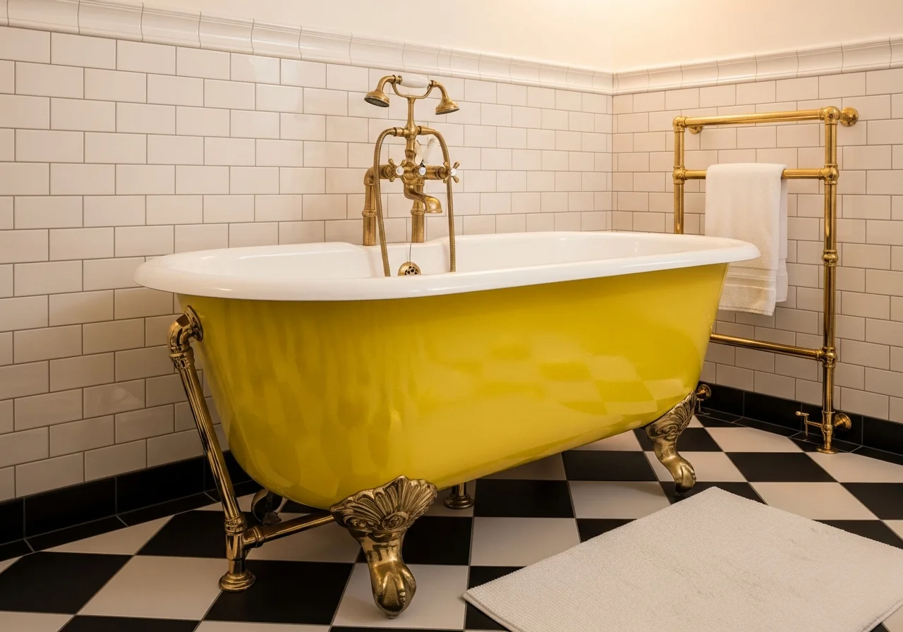 Paint Your Bathtub Yellow