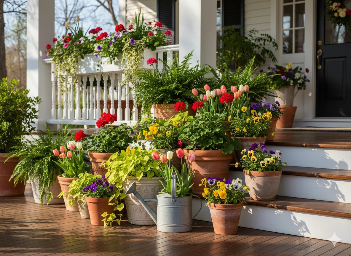 Planters, Pots, and Floral Displays