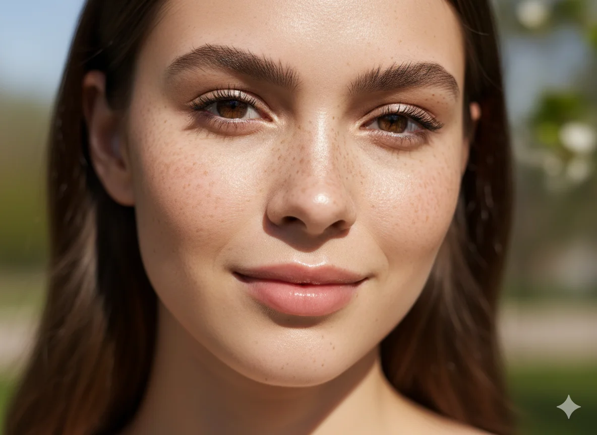 The Minimal Coverage Freckle Friendly Look