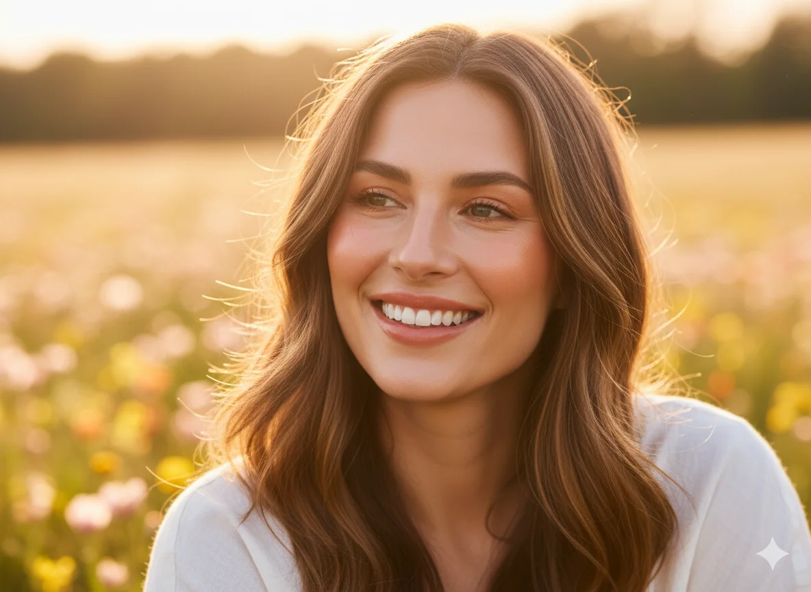 The Peachy Clean Look