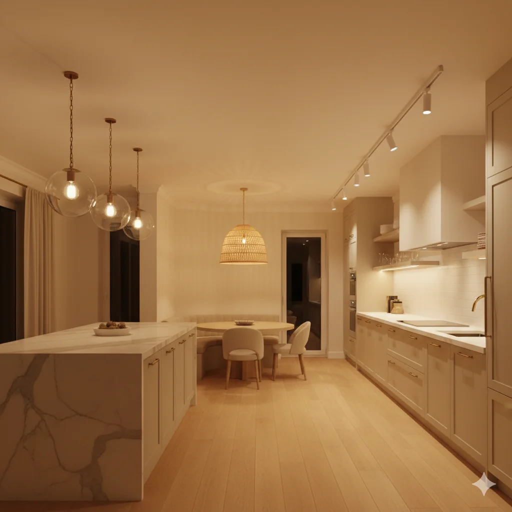 Woven Rattan Pendant