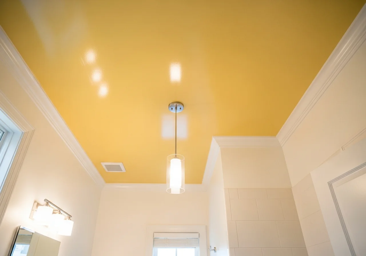 Yellow Ceiling Details