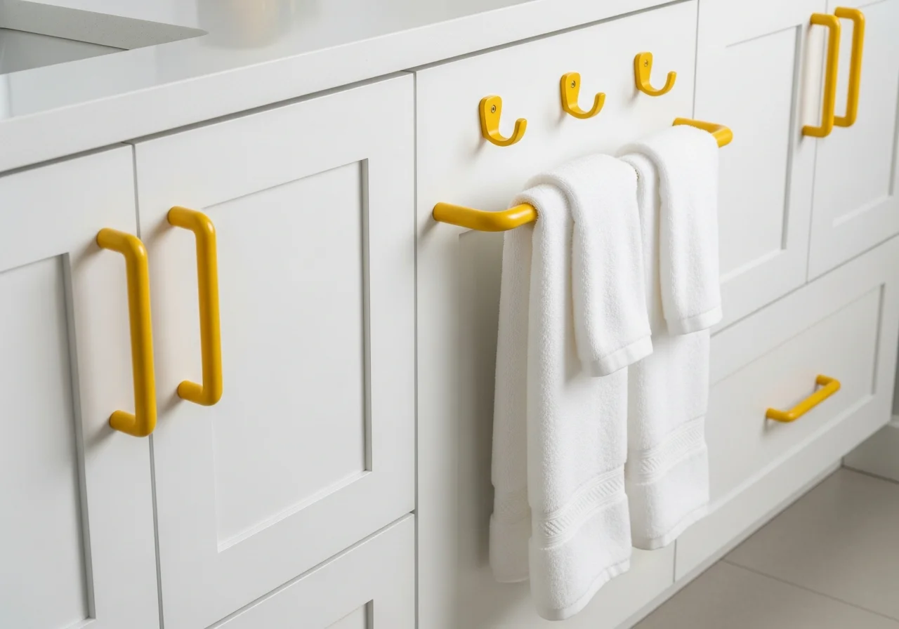 Yellow Hardware and Fixtures