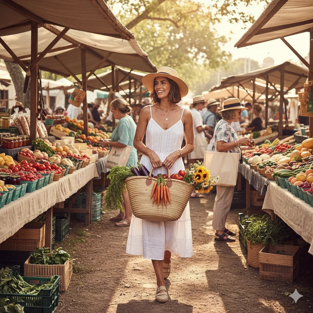 21 Farmers Market Outfits That Feel Relaxed and Chic