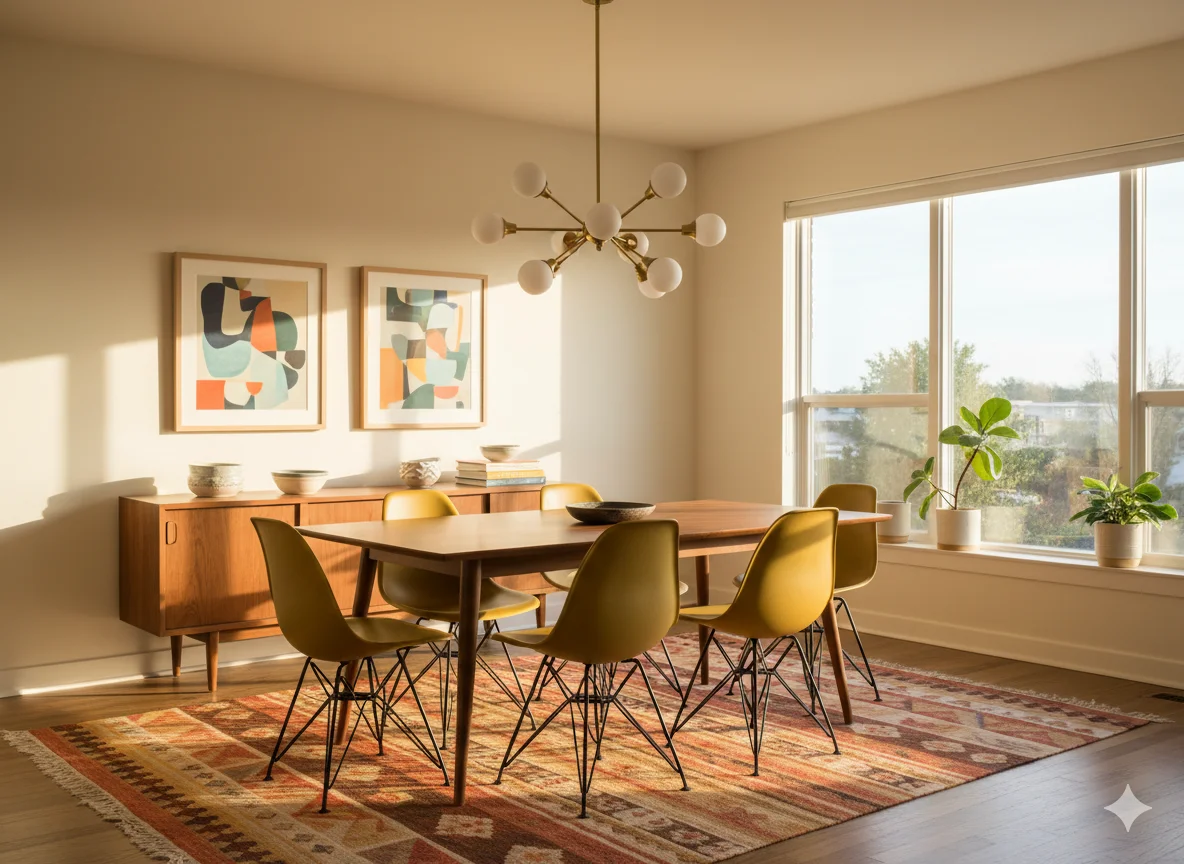 25 Mid-Century Dining Room Decorating Ideas