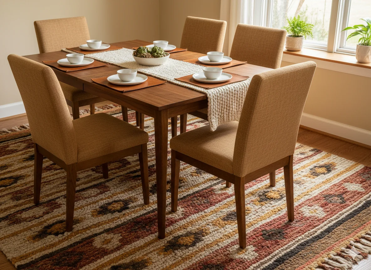  Add Texture with Rugs and Textiles