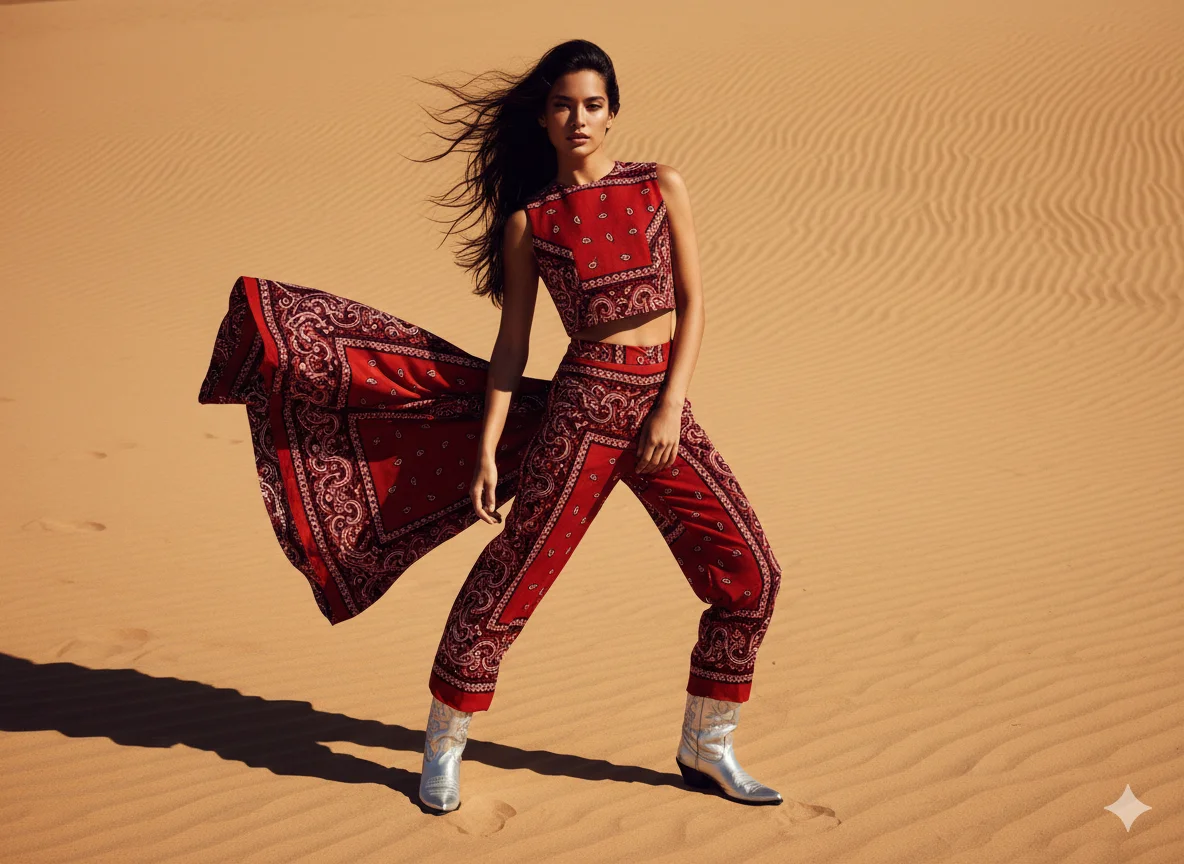 Bandana Print Co ord Set