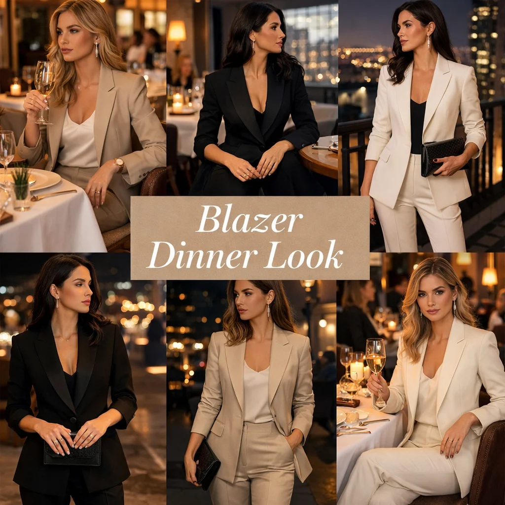 Blazer and Tailored Trousers