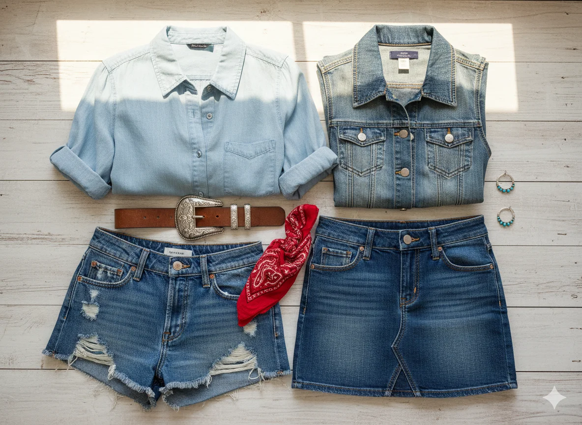 Denim in Its Many Forms