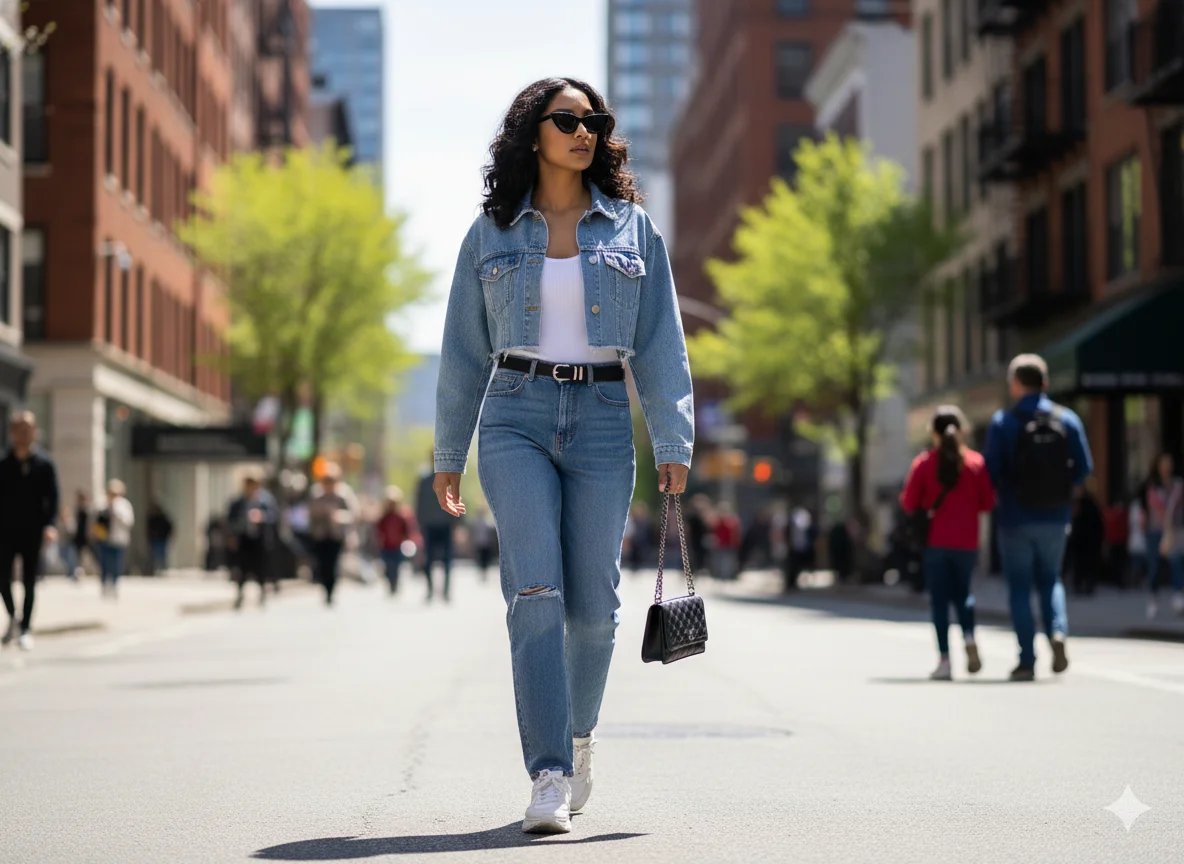 Denim on Denim Outfit