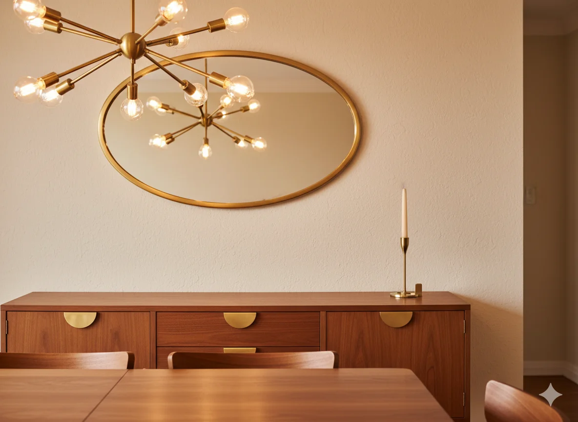 Incorporate Brass and Metal Accents