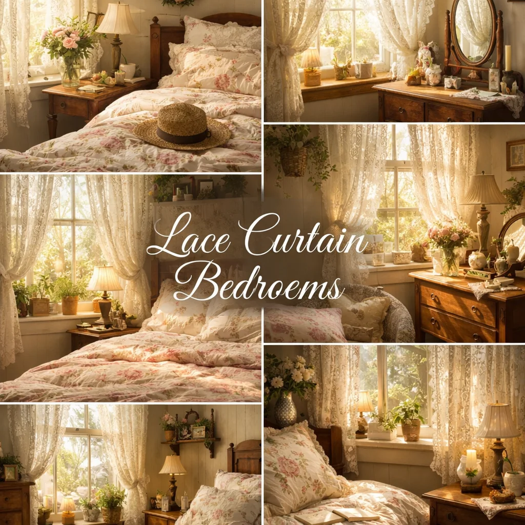 Lace Curtains for Soft Natural Light