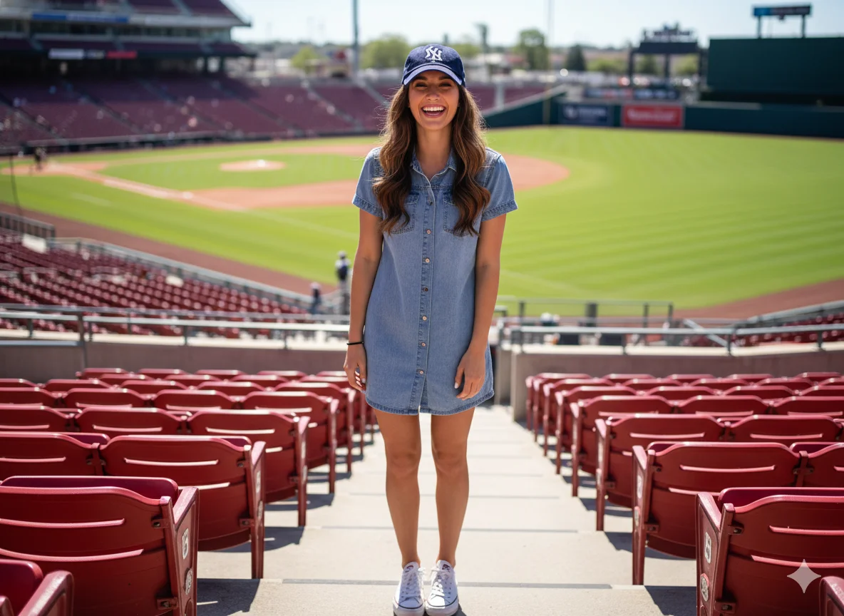 Mini Dress and Sneakers