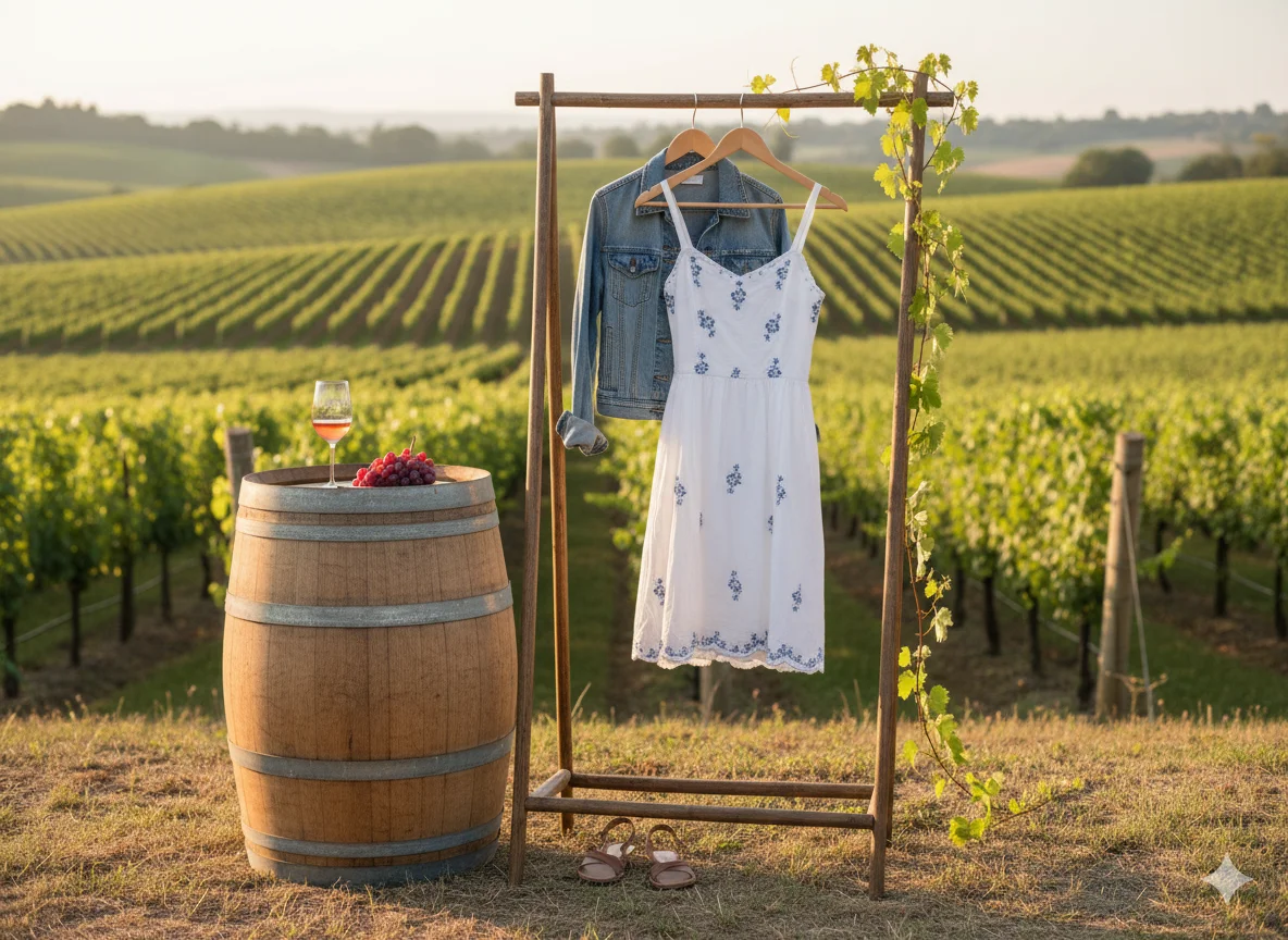 Sundress with Denim Jacket