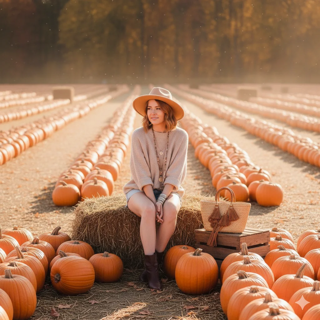 Sweater and Denim Shorts