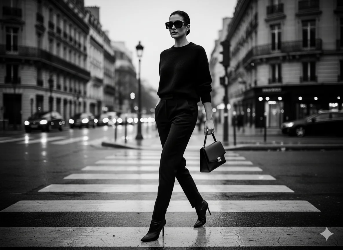 The All Black Minimalist Look