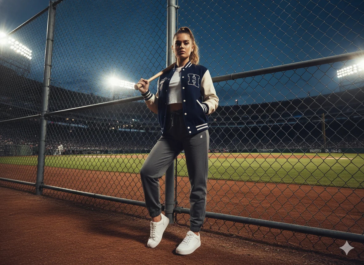 Varsity Jacket and Joggers