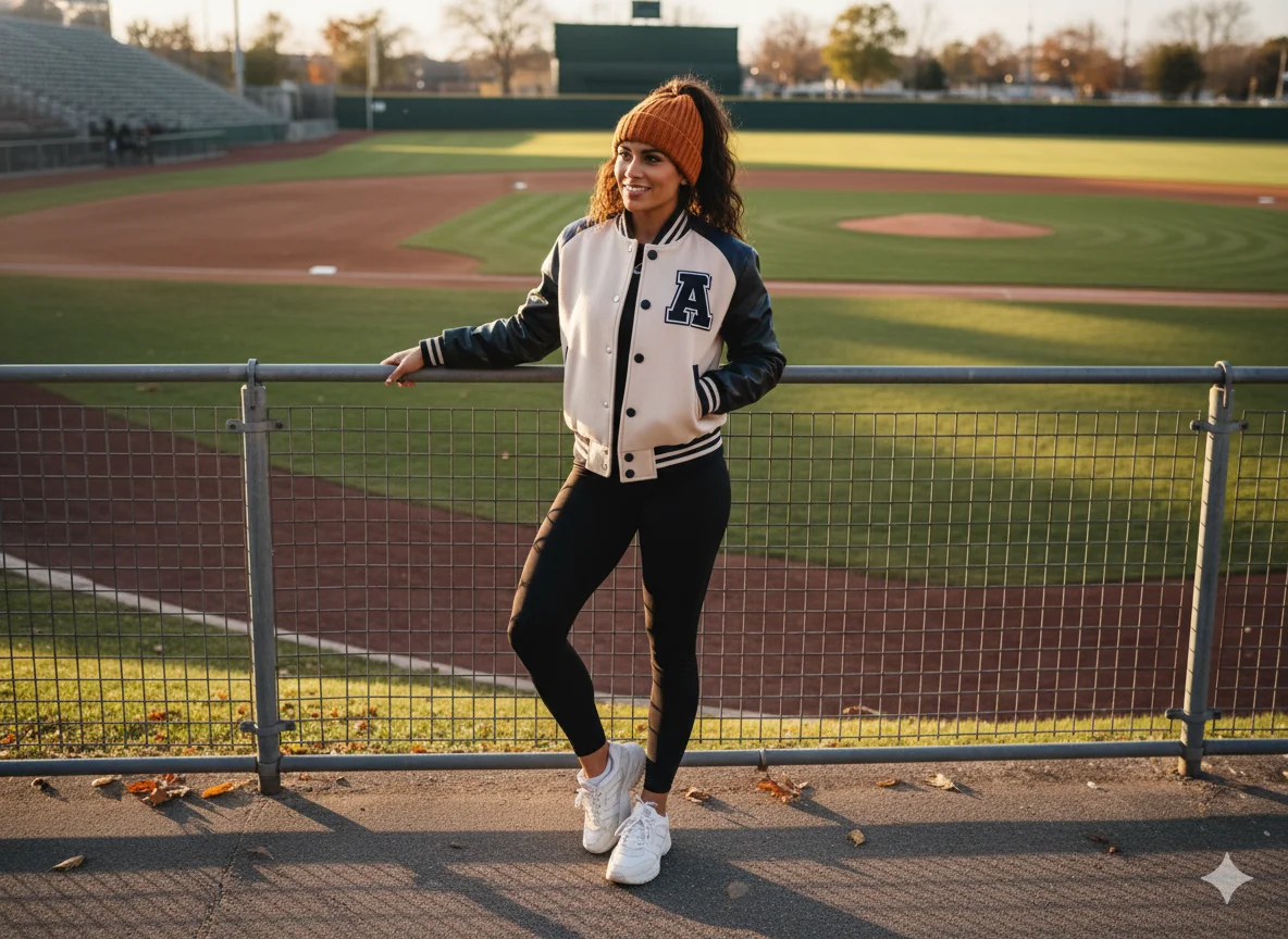 Varsity Jacket and Leggings