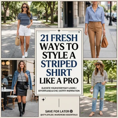 21 Fresh Ways to Style a Striped Shirt Like a Pro