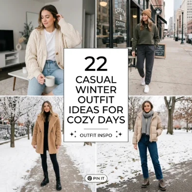22 Casual Winter Outfit Ideas for Cozy Days