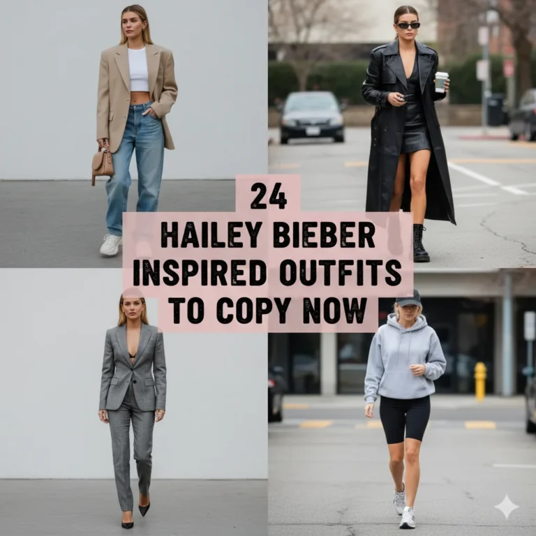24 Hailey Bieber Inspired Outfits to Copy Now