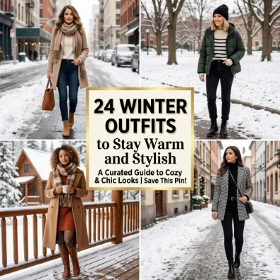 24 Winter Outfits to Stay Warm and Stylish
