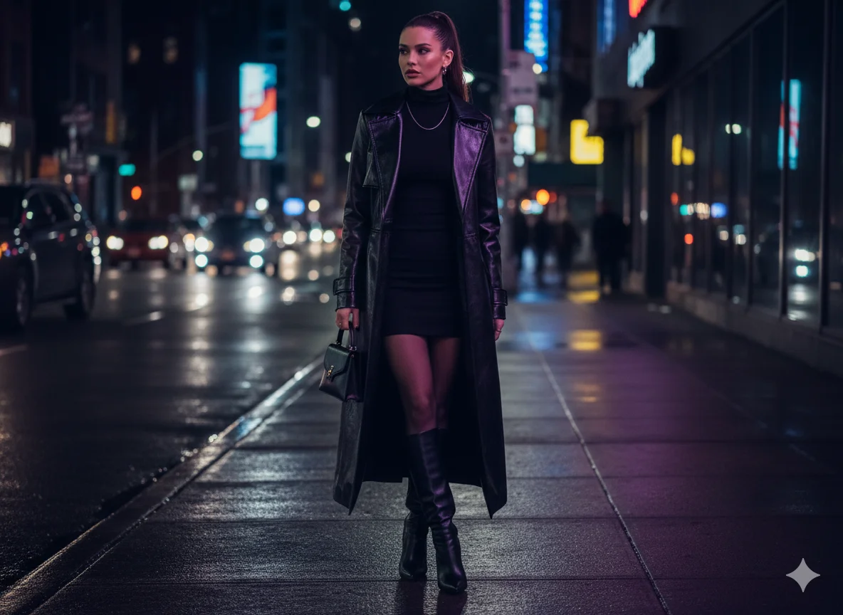 Leather Coat